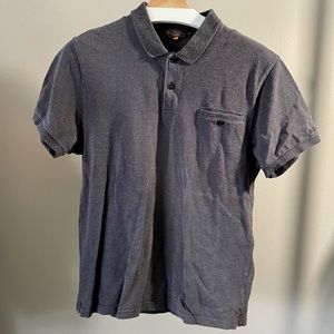 Charcoal Gray Ben Sherman Mod Pocket Polo 60’s